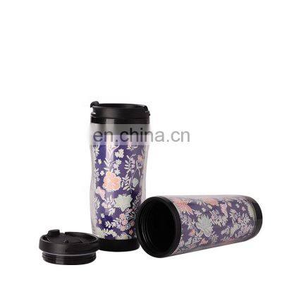 Hot Sale Plastic Travel Mugs Coffee 450ml Custom Paper Insert photo-4