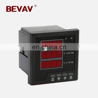 XD194E-2S4 panel digital meter, multifunction three-phase energy meter with modbus