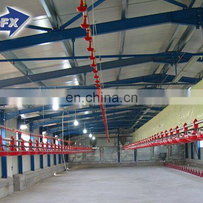 Hangars For Chickens Steel Frame Structure Design Poultry Prefab Chicken Cow Farm Building Sheds Poultry House Prefabricated