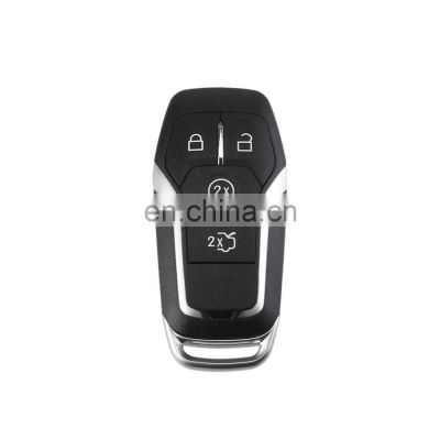 4 Buttons Smart Keyless Entry Remote Key Fob Case Cover For Ford Mustang Explorer Taurus Fusion Edge Lincoln Car Key Shell