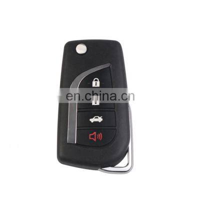 3+1 4 Buttons Flip Folding Remote Control Car Key Shell Fob Case For Toyota Scion Yaris 2005 - 2011