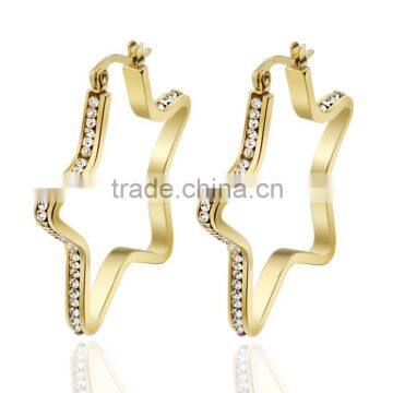 C23044B Korean Fashion Earring Design Lady Star Design Women Drop Earrings