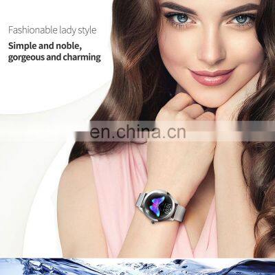 Ip68 Waterproof Smart Watch Women Lovely Bracelet Heart Rate Monitor Sleep Monitoring Kw10 Smartwatch For Ios Android photo-5