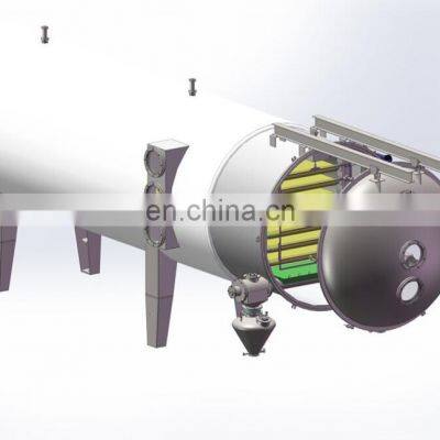 High Efficiency CBD Oil Stevia Sugar Plant Sugar Vacuum Belt Dryer Machine photo-2