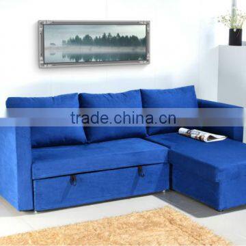 Fabric European Style Corner Sofa Bed