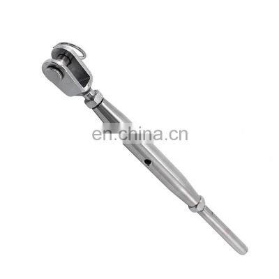 Stainless Steel 304 316 Turnbuckles Closed Body Rigging Screw Jaw and Swage Stud Heavy Duty Wire Rope Fitting photo-4