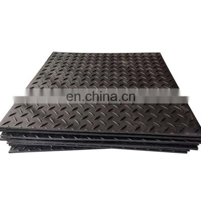 Muddy pavement roadside slopes high density polyethylene car parking 4x8 ft ground protection mats