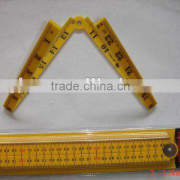 Folding ruler Plastic Uni ruler for promotional item