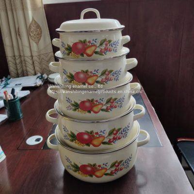 CASSEROLE SET enamel cookware set
