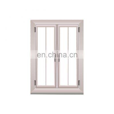 low price casement windows european for apartment with UPVC Plastic