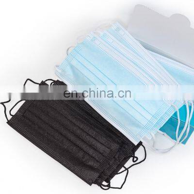 Disposable Surgical Dental Black 3ply 3 Layers Medical Face Mask Type 2R