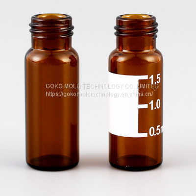 Chromatographic Sampling Bottle Sampling Bottle Reagent Lining Melt Bottoming Bottle Brown Clear Glass Inner Intubation Sample Bottle photo-3