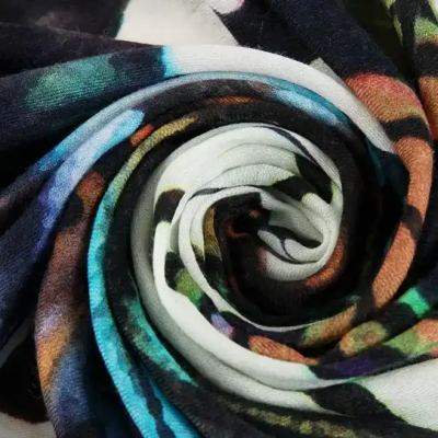 Custom 100% Woolen Scarf Big Size Shawl Personalized Double Side Printed Design photo-3