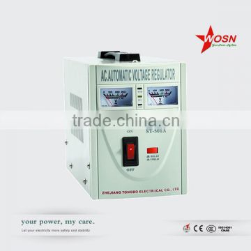 Analog Display Single phase ST-500A power supply Voltage stabilizer/regulator                        
                                                                                Supplier's Choice