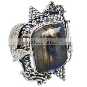 LABRADORITE 925 STERLING SILVER RING ,925 STERLING SILVER JEWELRY WHOLE SALE,JEWELRY EXPORTER