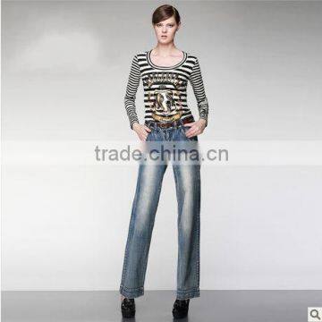 2014 fashion Essential Wide-Leg woman trousers