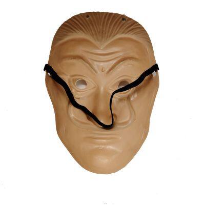 Salvador Dali Mask Halloween Party Movie Money Heist Thief Robber Cosplay Props Plastic Face Masks photo-3
