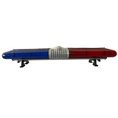 Emergency siren lightbar with Speaker and Siren Ambulance Firefighter Lightbar with Siren and Speaker Roof Car Strobe bar Light