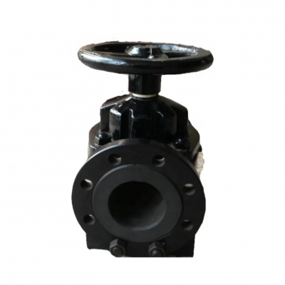 Customized OEM Cast Steel Ductile Iron Body Diaphragm Valve Rubber Seat FF Diaphragm Valve Used in Wastewater Chemical Industry photo-4