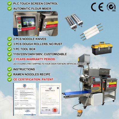 Original Manufacturer Grain Products Making Machine/80-100 KG/H Automatic Fresh Ramen Noodle Making Machine photo-2
