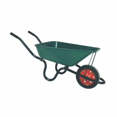 Wheelbarrow with Solid Tire for Landscaping and Farming