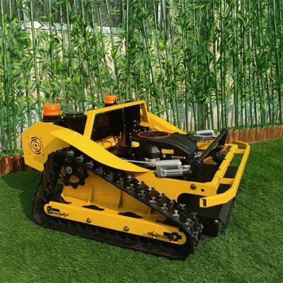Fruit Tree Rows Vegetation Maintenance Vigorun VTLM800 Remote Manipulation Tracked Lawnmower for Sale