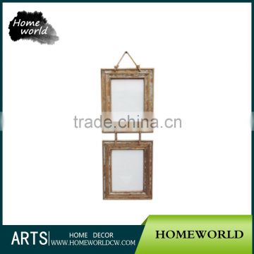 Rustic Cheap Collage Glass Wholesale Wood Picture frame Moulding