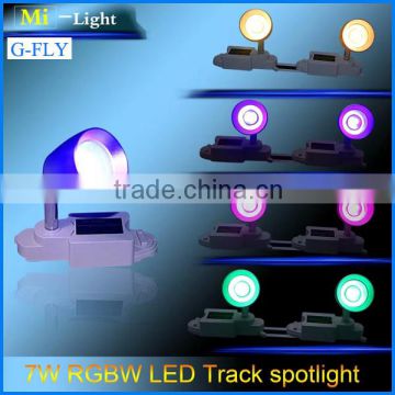 high quality ce rohs approved aluminum rgbw 7w wifi led track lighting