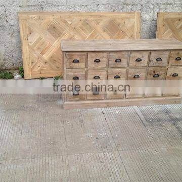 RE-1526 Vintage Living Room Furniture Recycled Elm Cabinet With 18 Drawers Most Popular photo-2