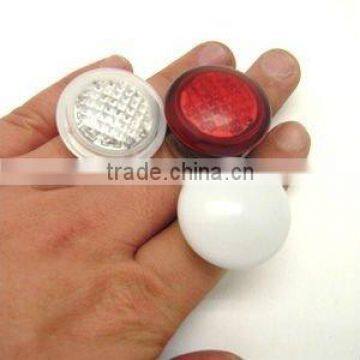 Led Flashlight Finger Ring,promtoional Gifts Led Glowing Finger Ring , Custom Logo Print Finger Ring,RGB LED Finger Ring photo-4