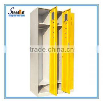 Yellow steel used school lockers for sale