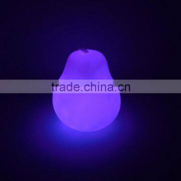 Colorful Pear Shaped Led Light Toys For Festival Decoration