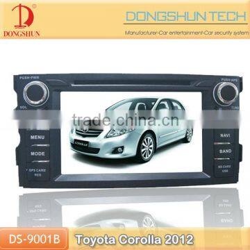 7 inch Touch screen TOYOTA corolla 2012 auto stereo with TV,GPS bluetooth