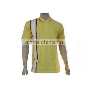 wholesale custom striped men polyester/ spandex polo-shirt wholesale