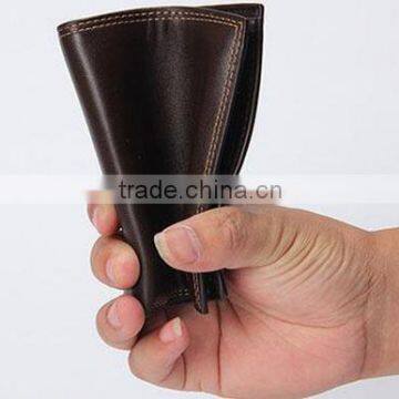 Baellerry Stock Men's Soft Fine Leather Wallet Men photo-3