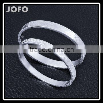 2016 Newest Sale High End Bangles Custom Stainless Steel Diamond Bangles