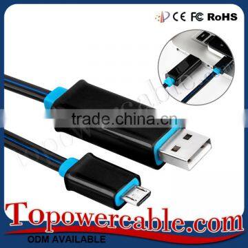 2016 Hot New Products Visible Flow LED Light USB Charging Sync Cable photo-4
