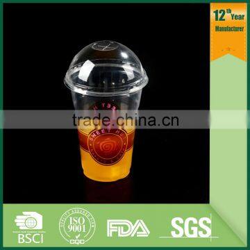 Glass Cups With Lids/ Transparent Beversge Cups photo-2