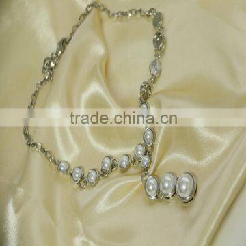 new design 2016 fashion necklace jewelry set african fashion jewelry sets fancy pearl jewelry sets
