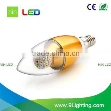 Good quality professional motion sensor led candle light bulb