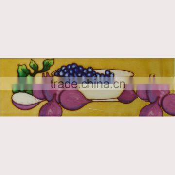 Wall hanging painting artwork tile flower pattern ceramics tile