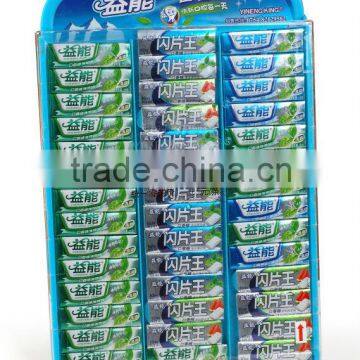 display shelf chewing gum