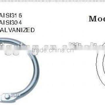 Rigging Hardware Stainless Steel AISI 304 &316 Welded Round Ring Nose Ring photo-6