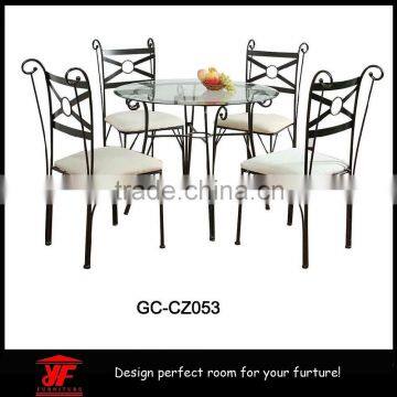 Most popular hot sale round tea table and chairs set