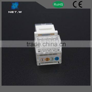Tool Less Keystone Jack, Cat3 Telephone Rj11 Keystone Jack, Jack Keystone photo-6