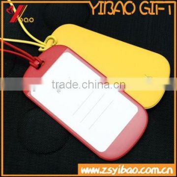 New design waterproof silicone luggage tags/soft pvc luggage tag for travel