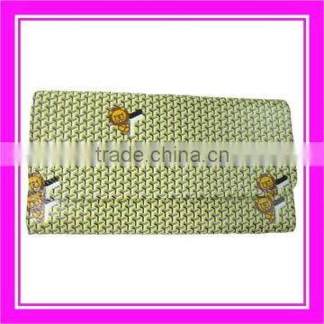 Top Quality Products Bros Baby Lion Pattern Waterproof Yellow PP Long Wallet