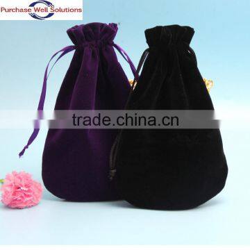 High quality customized velvet jewelry bag