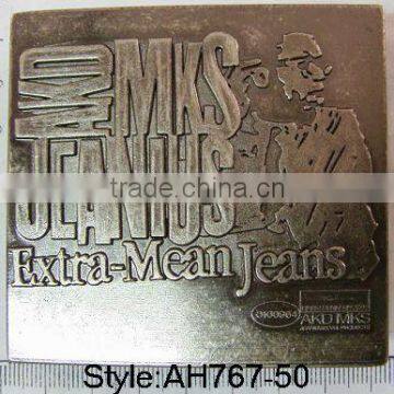 Custom Brand Name Buckles Plate Metal Belt BuckleS photo-4