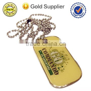 High Quality Wholesale Custom Metal Blank Dog Tag With Polished